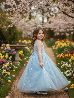 Bundle: Trish Scully Antoinette Light Blue Gown